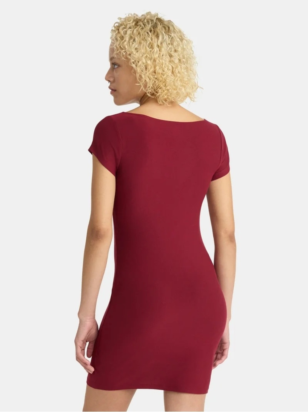No Boundaries Burgundy Bodycon Maxi Dress